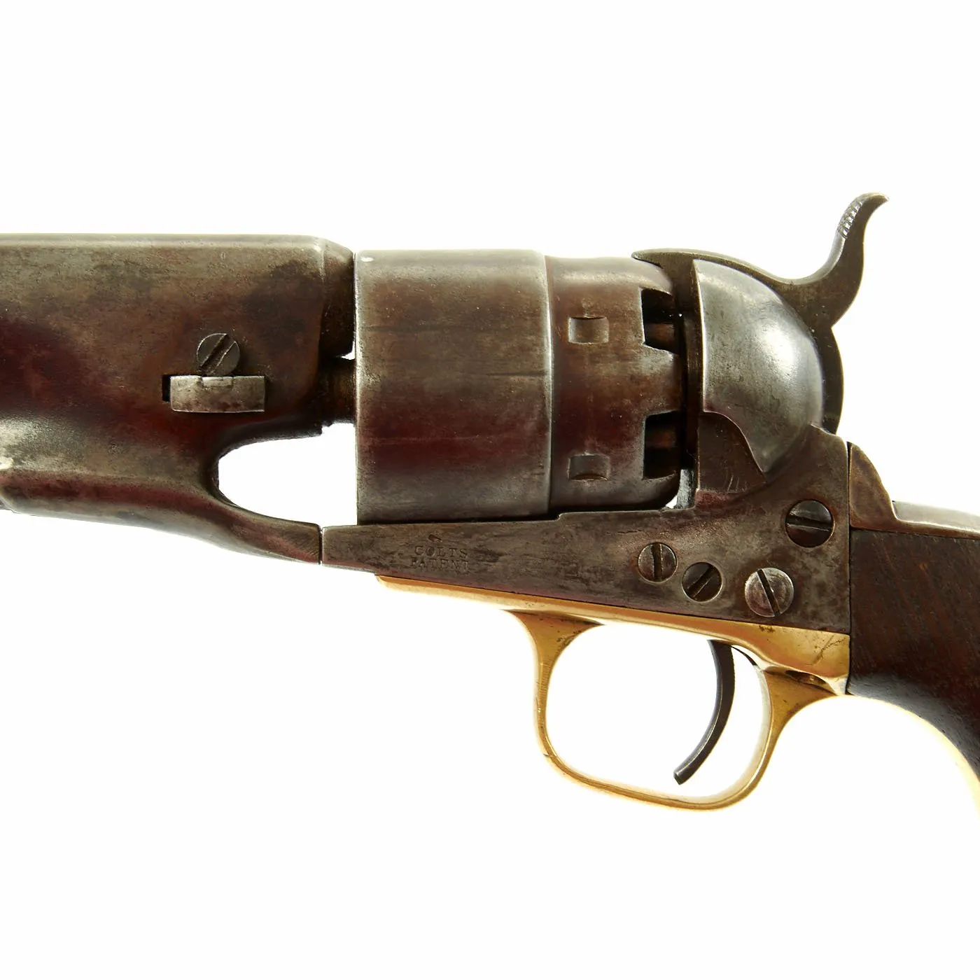 Original U.S. Civil War Colt Model 1860 Army Four Screw Revolver Manufactured in 1861 - Serial No 23625