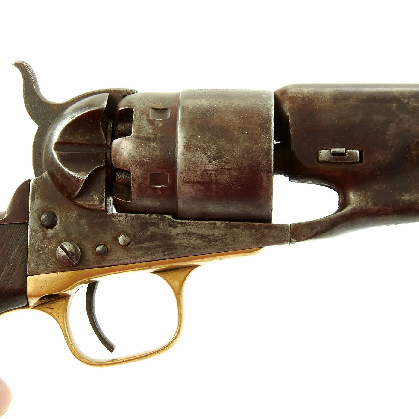 Original U.S. Civil War Colt Model 1860 Army Four Screw Revolver Manufactured in 1861 - Serial No 23625