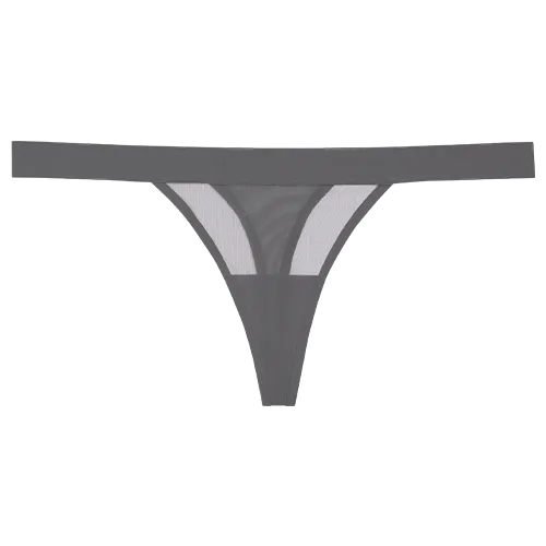Sieve Thong in Graphite
