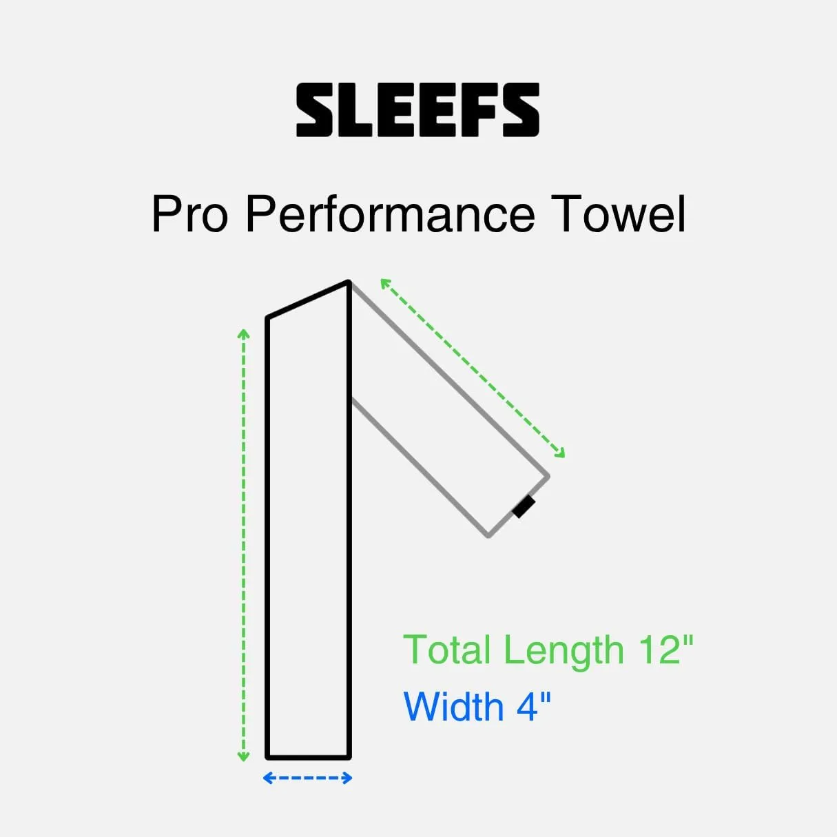 SLEEFS Caution Thin Football Towel