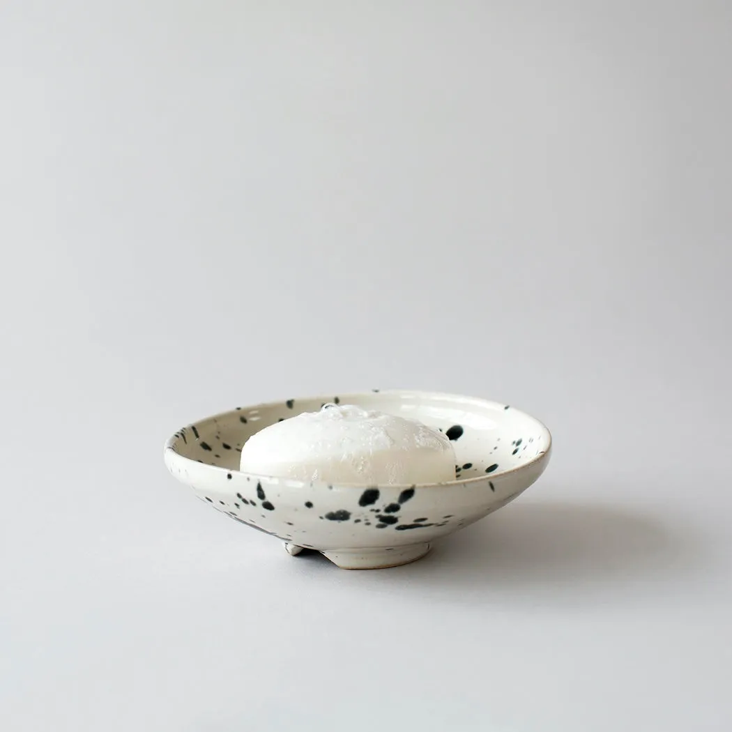 Stoneware Soap Dish - Speckle