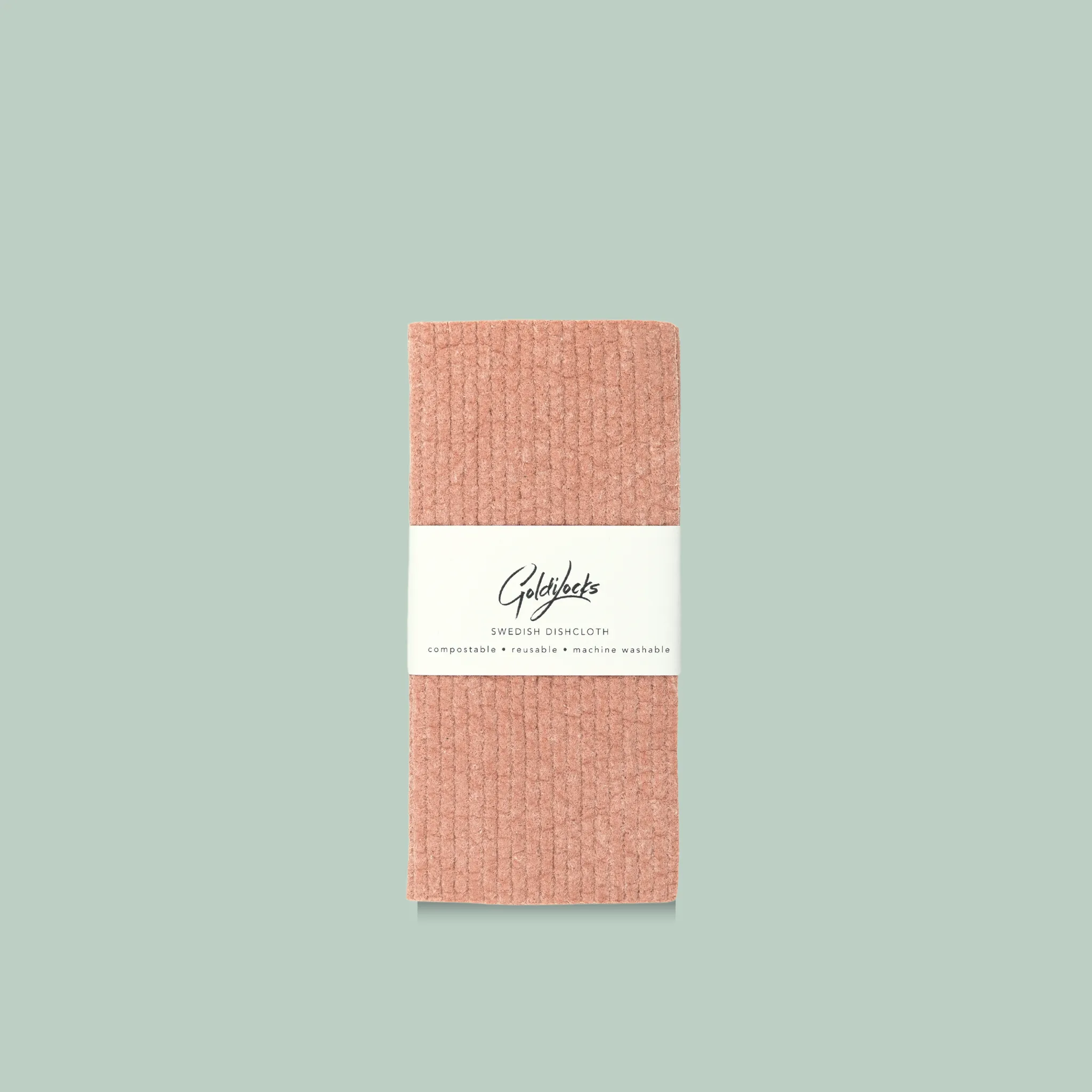 Swedish Dishcloth: Solid Dusty Rose