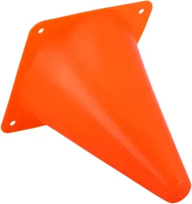 Toyvian 6Pcs Orange Training Cones for Football Soccer Rugby Sports Activities Durable Obstacles for Outdoor Games Drills