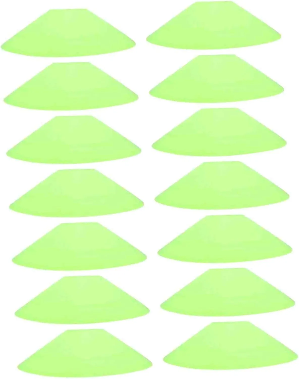 VICASKY 14pcs Soccer Training Marker Discs Pe Football Obstacle Cones for Drills Lightweight Portable for Training Football Basketball Outdoor Games