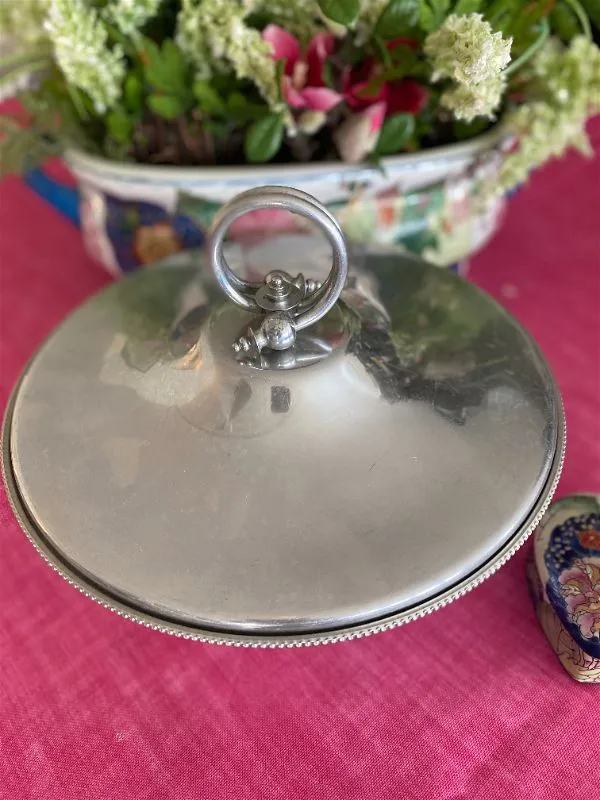 Vintage Aluminum Lidded Casserole Dish