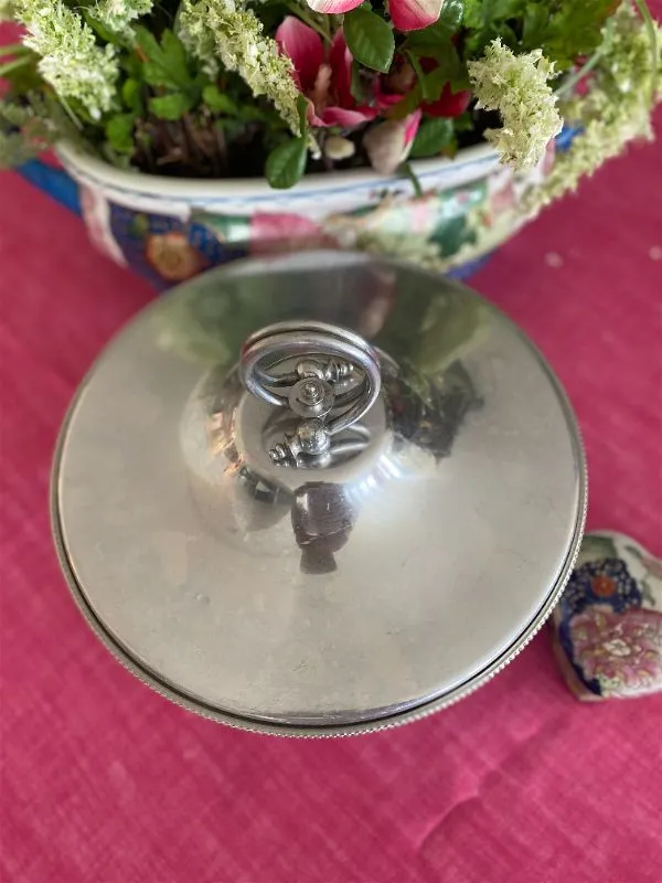 Vintage Aluminum Lidded Casserole Dish