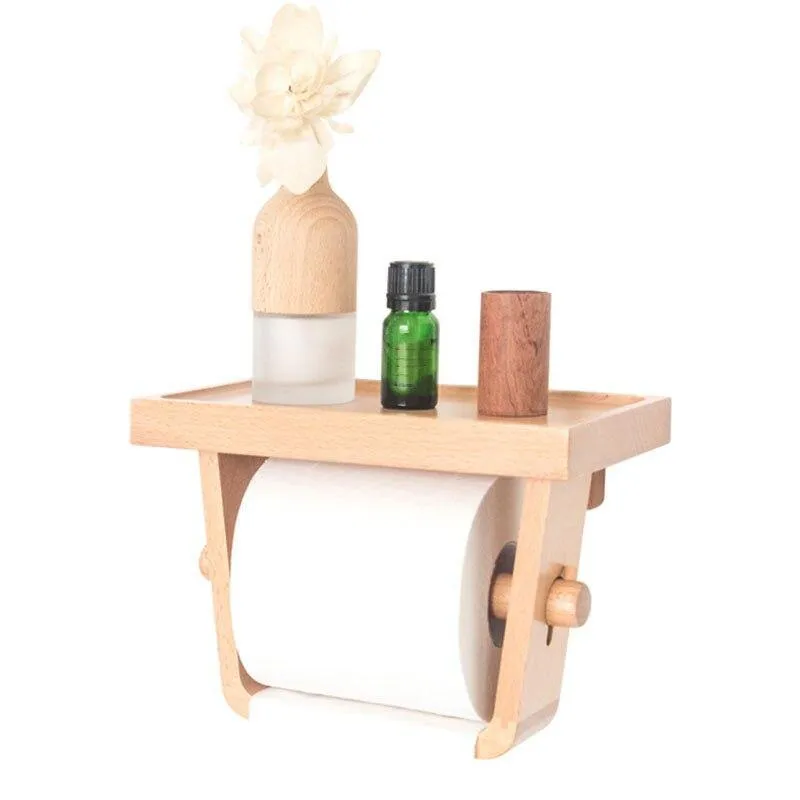 Wooden Simple Toilet Paper Holder